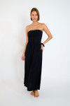 Robe bustier noire ZYRAH PERLINA