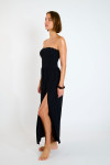 Robe bustier noire ZYRAH PERLINA