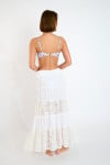 AENELY BOATDAY off-white rok met ruches
