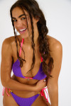 Costume da bagno due pezzi viola BRAROLENKA POPMIX - 5