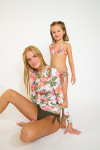 OOHLA TAHITI & MIKTA COLORSUN tropical print two-piece swimsuit