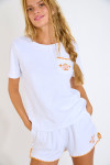 WAKEY PALMSPONGE white terry t-shirt