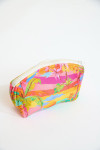 DORICE SUNRAMA large orange tropical print pouch - 6
