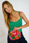 DORICE SUNRAMA grote rode print pouch - 5