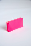 Neon Pouch pink neoprene pouch
