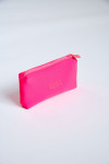 Neon Pouch pink neoprene pouch