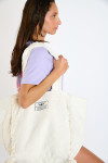 MANAE IMPACA ecru terry bag - 2