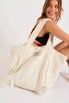 MANAE IMPACA ecru terry bag - 5