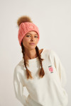 DOTTO LEMONWOOD pink beanie - 2