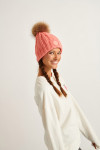 DOTTO LEMONWOOD pink beanie - 3