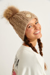Gorro beis DOTTO LEMONWOOD