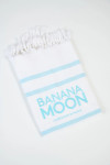 SOULY MARBELLA Turquoise gestreept strandfouta - 1