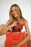 Borsa da spiaggia arancione ANI CARLINA - 3