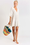 SEAL HEYBAY Colorful raffia bag - 4
