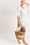 SEAL HEYBAY Colorful raffia bag - 5