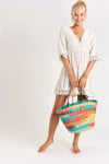 SEAL HEYBAY Colorful raffia bag - 2