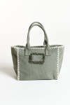 SETA CARLINA khaki tote bag - 1