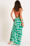 PACO SARONG green tie-around sarong