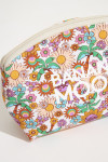 GRAPHITE SUNRAMA floral clutch bag
