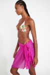Long sarong in fuchsia voile BIG UNI