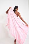 RENATA FOUTASLY Roze stranddoek met seventies-print 