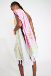 RIMBAY MELLO diamond-patterned beach fouta - 3