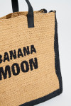 KARNAK HABRA black raffia tote bag - 4