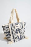 MANAE PASADENA blauwe stoffen tas in Azteekse stijl - 2