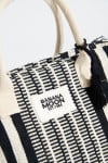 ZAMORA HIOUCHI large tote bag with black and white pattern - 5