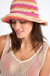 CAMBRIA LOMALIND gehaakte roze bucket hat - 2