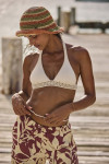 CAMBRIA LOMALIND gehaakte kaki bucket hat - 5