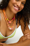 Ketting met hangers oranje BIGRUB CHOCKER - 2