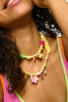 Collana con ciondoli gialla BIGRUB CHOCKER - 2