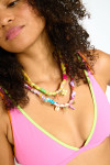 Ketting met hangers lila BIGRUB CHOCKER - 6