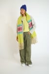 Sciarpa verde anice PACE BOREALIS - 2