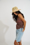CHASE RODEODRIVE dames raffia hoed - 4