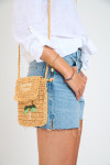 Mini borsa in rafia ALIZO MCKENZIE - 4