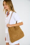 TAZCA PRESCOTT raffia tas - 3