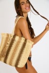 THOLIA JAMESTOWN raffia tas - 3