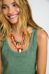 Orange Pendant Necklace BIGRUB CHOCKER - 10