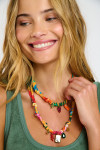 Orange Pendant Necklace BIGRUB CHOCKER - 12