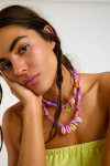 Violet Pendant Necklace BIGRUB CHOCKER - 5