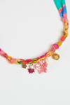 Pink Pendant Necklace BIGRUB CHOCKER - 2