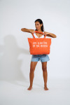 Bag | Beach Bag | Orange Beach Bag | MASCOTE BAGBASIC