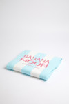 AISSIA MARBELLA turquoise striped beach towel - 5