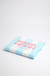 AISSIA MARBELLA turquoise striped beach towel - 2