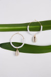 Witte oorbellen met schelpjes Waimea Earrings Salty Cali® - 2