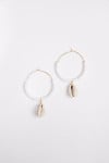 Witte oorbellen met schelpjes Waimea Earrings Salty Cali® - 3