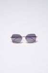 Lunettes de soleil papillonnantes beiges - BM190P03