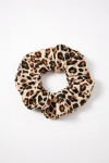CHOUCHOU SAVARI leopard lycra scrunchie